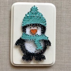 New string art boy penguin
